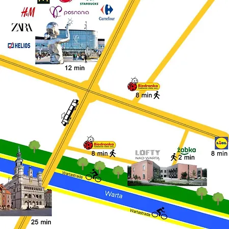 Cappuccino Lofty Nad Warta Apartamento Poznań